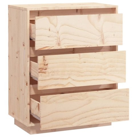 VidaXL Szafka, 60 x 34 x 75 cm, lite drewno sosnowe VidaXL Szafka, 60 x 34 x 75 cm, lite drewno sosnowe