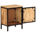 VidaXL Szafka nocna, 40x30x52,5 cm, surowe drewno mango