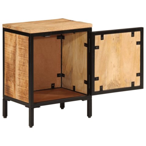 VidaXL Szafka nocna, 40x30x52,5 cm, surowe drewno mango VidaXL Szafka nocna, 40x30x52,5 cm, surowe drewno mango