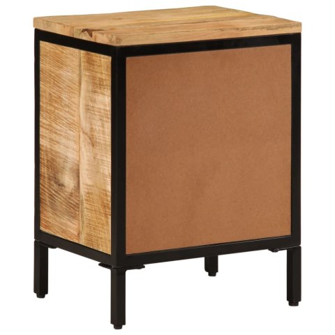 VidaXL Szafka nocna, 40x30x52,5 cm, surowe drewno mango VidaXL Szafka nocna, 40x30x52,5 cm, surowe drewno mango