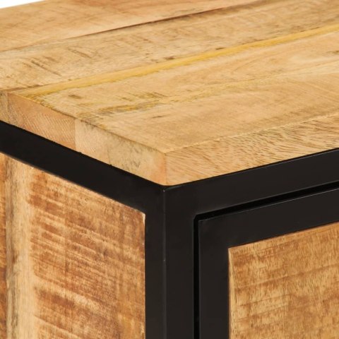 VidaXL Szafka nocna, 40x30x52,5 cm, surowe drewno mango VidaXL Szafka nocna, 40x30x52,5 cm, surowe drewno mango