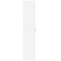  Wysoka szafka, biała, 80x35x180 cm, materiał drewnopochodny