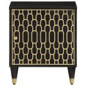 VidaXL Szafki nocne, 2 szt., 40x33x46 cm, lite drewno mango