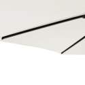 VidaXL Parasol ogrodowy na stalowym słupku, biały, 225x225x212 cm