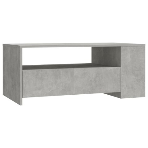 VidaXL Stolik kawowy, szarość betonu, 102x55x42 cm VidaXL Stolik kawowy, szarość betonu, 102x55x42 cm