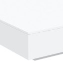 VidaXL Stolik kawowy z oświetleniem LED, biały, 100x100x31 cm