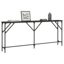 VidaXL Stolik konsolowy, czarny, 180x23x75 cm, materiał drewnopochodny