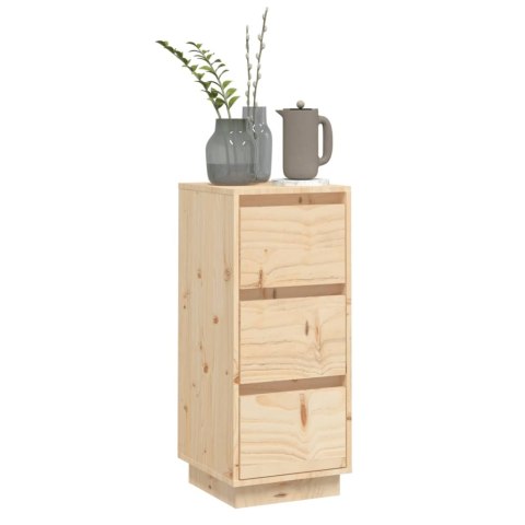 VidaXL Szafka boczna, 32x34x75 cm, lite drewno sosnowe VidaXL Szafka boczna, 32x34x75 cm, lite drewno sosnowe