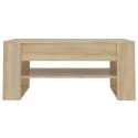 VidaXL Stolik kawowy, dąb sonoma 102x55x45 cm, materiał drewnopochodny