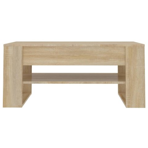VidaXL Stolik kawowy, dąb sonoma 102x55x45 cm, materiał drewnopochodny VidaXL Stolik kawowy, dąb sonoma 102x55x45 cm, materiał drewnopochodny