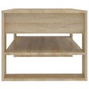 VidaXL Stolik kawowy, dąb sonoma 102x55x45 cm, materiał drewnopochodny