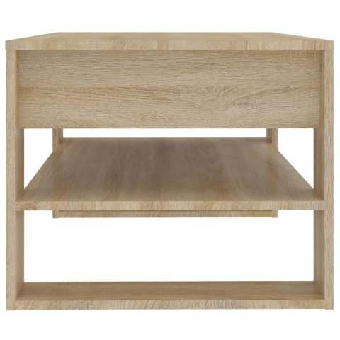 VidaXL Stolik kawowy, dąb sonoma 102x55x45 cm, materiał drewnopochodny VidaXL Stolik kawowy, dąb sonoma 102x55x45 cm, materiał drewnopochodny