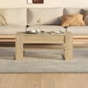 VidaXL Stolik kawowy, dąb sonoma 102x55x45 cm, materiał drewnopochodny