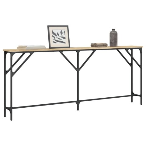 VidaXL Stolik konsolowy, dąb sonoma, 180x23x75 cm VidaXL Stolik konsolowy, dąb sonoma, 180x23x75 cm