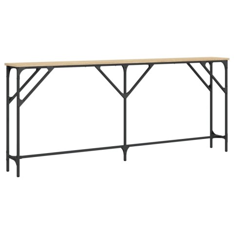 VidaXL Stolik konsolowy, dąb sonoma, 180x23x75 cm VidaXL Stolik konsolowy, dąb sonoma, 180x23x75 cm