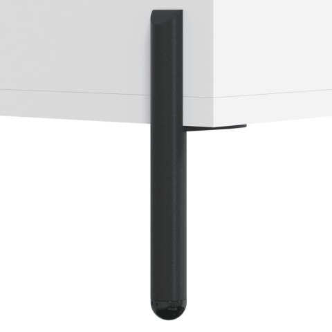 VidaXL Witrynka, biała, 69,5x34x180 cm, materiał drewnopochodny VidaXL Witrynka, biała, 69,5x34x180 cm, materiał drewnopochodny