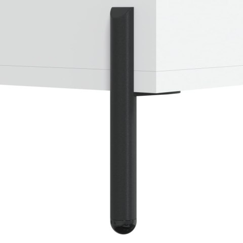 VidaXL Witrynka, biała, 69,5x34x180 cm, materiał drewnopochodny VidaXL Witrynka, biała, 69,5x34x180 cm, materiał drewnopochodny