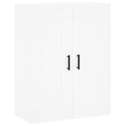VidaXL Witrynka, biała, 69,5x34x180 cm, materiał drewnopochodny VidaXL Witrynka, biała, 69,5x34x180 cm, materiał drewnopochodny