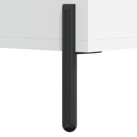 VidaXL Witrynka, biała, 69,5x34x180 cm, materiał drewnopochodny VidaXL Witrynka, biała, 69,5x34x180 cm, materiał drewnopochodny