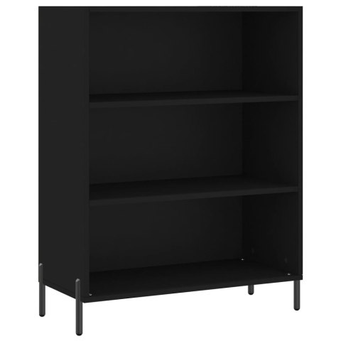 VidaXL Witrynka, czarna, 69,5x34x180 cm, materiał drewnopochodny VidaXL Witrynka, czarna, 69,5x34x180 cm, materiał drewnopochodny