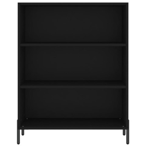 VidaXL Witrynka, czarna, 69,5x34x180 cm, materiał drewnopochodny VidaXL Witrynka, czarna, 69,5x34x180 cm, materiał drewnopochodny