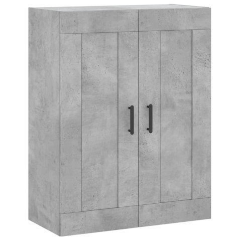 VidaXL Witrynka, szarość betonu 69,5x34x180 cm materiał drewnopochodny VidaXL Witrynka, szarość betonu 69,5x34x180 cm materiał drewnopochodny