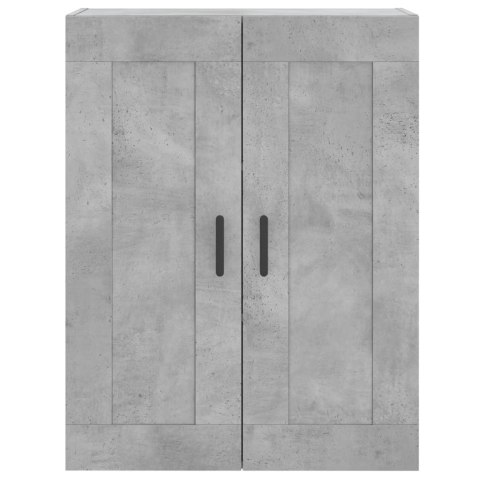 VidaXL Witrynka, szarość betonu 69,5x34x180 cm materiał drewnopochodny VidaXL Witrynka, szarość betonu 69,5x34x180 cm materiał drewnopochodny
