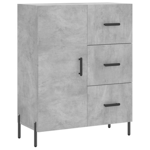VidaXL Witrynka, szarość betonu 69,5x34x180 cm materiał drewnopochodny VidaXL Witrynka, szarość betonu 69,5x34x180 cm materiał drewnopochodny