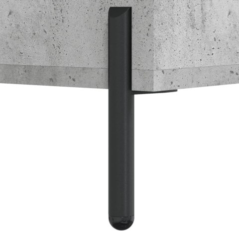 VidaXL Witrynka, szarość betonu 69,5x34x180 cm materiał drewnopochodny VidaXL Witrynka, szarość betonu 69,5x34x180 cm materiał drewnopochodny
