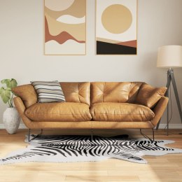 VidaXL Dywan, czarno-biały, 120x170 cm, zebra, z możliwością prania