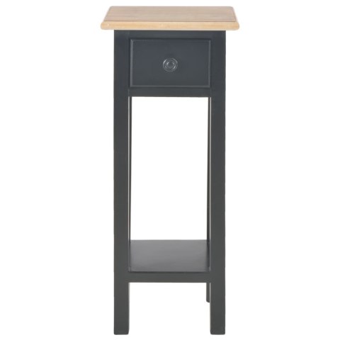 VidaXL Stolik boczny, czarny, 27x27x65,5 cm, drewniany VidaXL Stolik boczny, czarny, 27x27x65,5 cm, drewniany