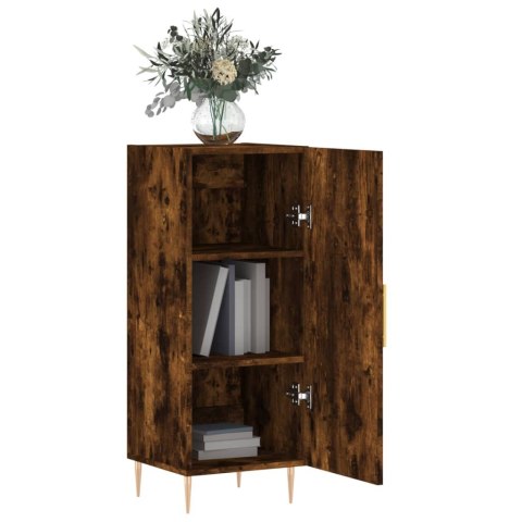 VidaXL Szafka, przydymiony dąb, 34,5x34x90 cm, materiał drewnopochodny VidaXL Szafka, przydymiony dąb, 34,5x34x90 cm, materiał drewnopochodny