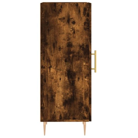 VidaXL Szafka, przydymiony dąb, 34,5x34x90 cm, materiał drewnopochodny VidaXL Szafka, przydymiony dąb, 34,5x34x90 cm, materiał drewnopochodny