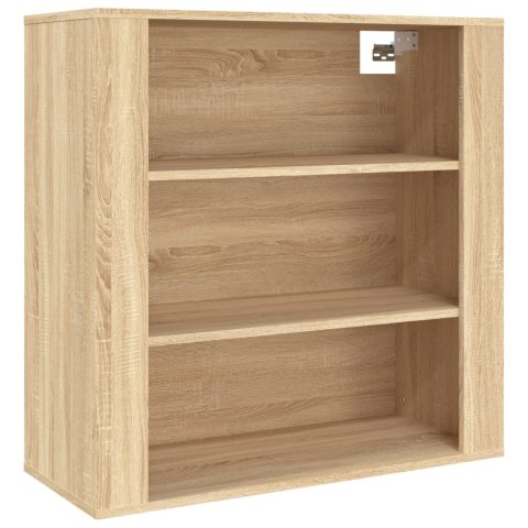 VidaXL Witrynka, dąb sonoma, materiał drewnopochodny VidaXL Witrynka, dąb sonoma, materiał drewnopochodny