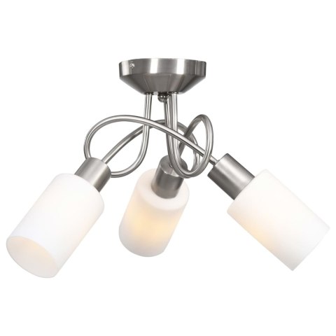 VidaXL Lampa sufitowa z ceramicznymi kloszami na 3 żarówki E14 VidaXL Lampa sufitowa z ceramicznymi kloszami na 3 żarówki E14