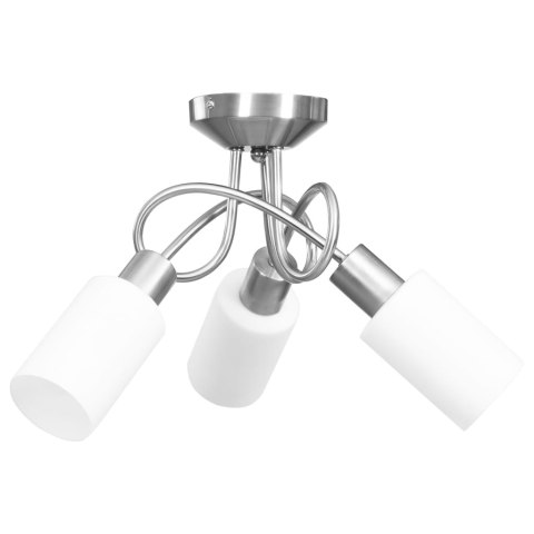 VidaXL Lampa sufitowa z ceramicznymi kloszami na 3 żarówki E14 VidaXL Lampa sufitowa z ceramicznymi kloszami na 3 żarówki E14