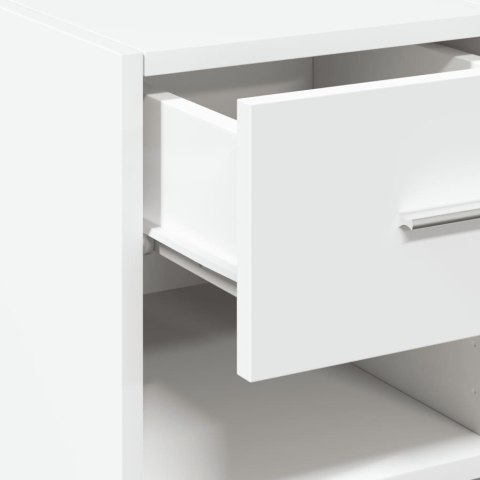 VidaXL Szafka, biała, 50x42,5x93 cm, materiał drewnopochodny VidaXL Szafka, biała, 50x42,5x93 cm, materiał drewnopochodny