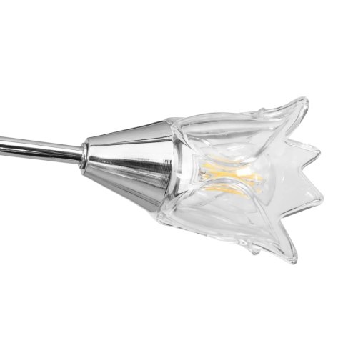 VidaXL Lampa sufitowa ze szklanymi kloszami na 5 żarówek E14, tulipany VidaXL Lampa sufitowa ze szklanymi kloszami na 5 żarówek E14, tulipany