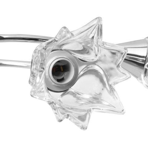 VidaXL Lampa sufitowa ze szklanymi kloszami na 5 żarówek E14, tulipany VidaXL Lampa sufitowa ze szklanymi kloszami na 5 żarówek E14, tulipany