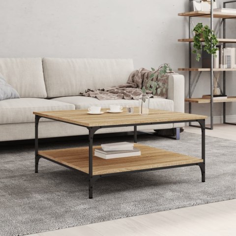 VidaXL Stolik kawowy, kolor dąb sonoma, 80x80x40 cm VidaXL Stolik kawowy, kolor dąb sonoma, 80x80x40 cm