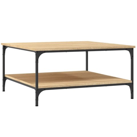 VidaXL Stolik kawowy, kolor dąb sonoma, 80x80x40 cm VidaXL Stolik kawowy, kolor dąb sonoma, 80x80x40 cm