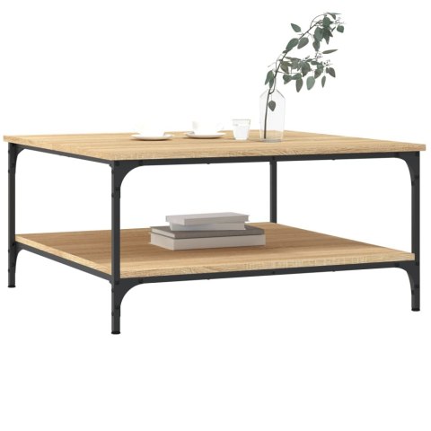 VidaXL Stolik kawowy, kolor dąb sonoma, 80x80x40 cm VidaXL Stolik kawowy, kolor dąb sonoma, 80x80x40 cm