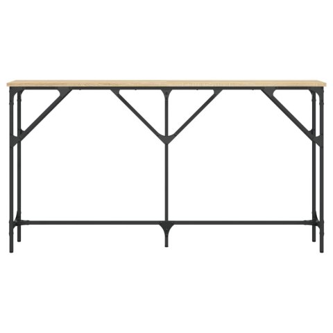 VidaXL Stolik konsolowy, dąb sonoma, 140x23x75 cm VidaXL Stolik konsolowy, dąb sonoma, 140x23x75 cm