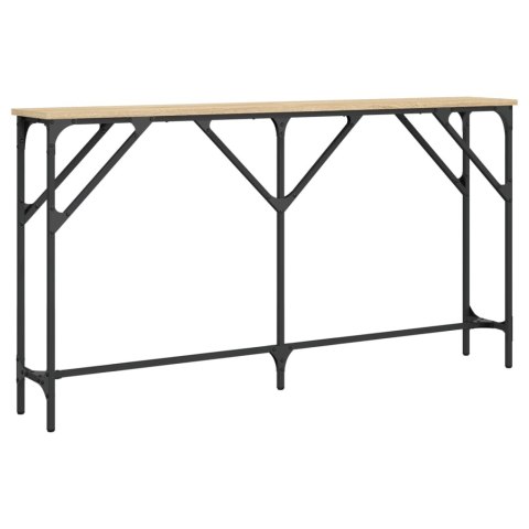 VidaXL Stolik konsolowy, dąb sonoma, 140x23x75 cm VidaXL Stolik konsolowy, dąb sonoma, 140x23x75 cm