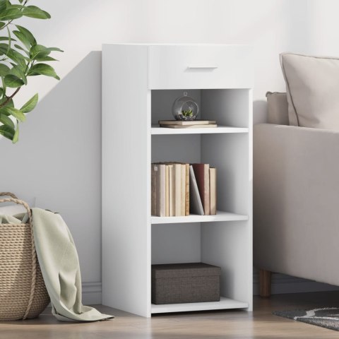 VidaXL Szafka, biała, 40x42,5x93 cm, materiał drewnopochodny VidaXL Szafka, biała, 40x42,5x93 cm, materiał drewnopochodny