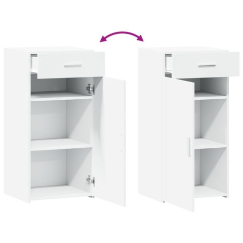 VidaXL Szafka, biała, 45x42,5x93 cm, materiał drewnopochodny VidaXL Szafka, biała, 45x42,5x93 cm, materiał drewnopochodny