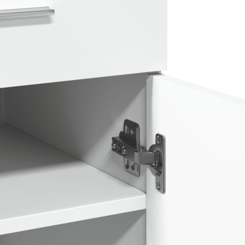 VidaXL Szafka, biała, 80x42,5x93 cm, materiał drewnopochodny VidaXL Szafka, biała, 80x42,5x93 cm, materiał drewnopochodny