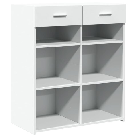 VidaXL Szafka, biała, 80x42,5x93 cm, materiał drewnopochodny VidaXL Szafka, biała, 80x42,5x93 cm, materiał drewnopochodny