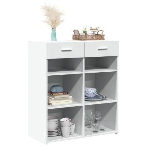 VidaXL Szafka, biała, 80x42,5x93 cm, materiał drewnopochodny VidaXL Szafka, biała, 80x42,5x93 cm, materiał drewnopochodny