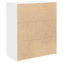 VidaXL Szafka, biała, 80x42,5x93 cm, materiał drewnopochodny